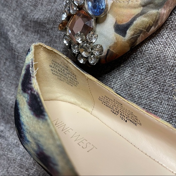 Nine West blingbling flower flats - Picture 9 of 10